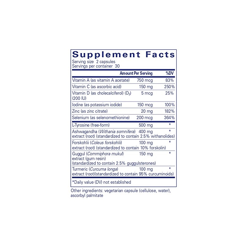 Kilpnäärme komplekslisand Thyroid Support Complex 60tk - Image 3